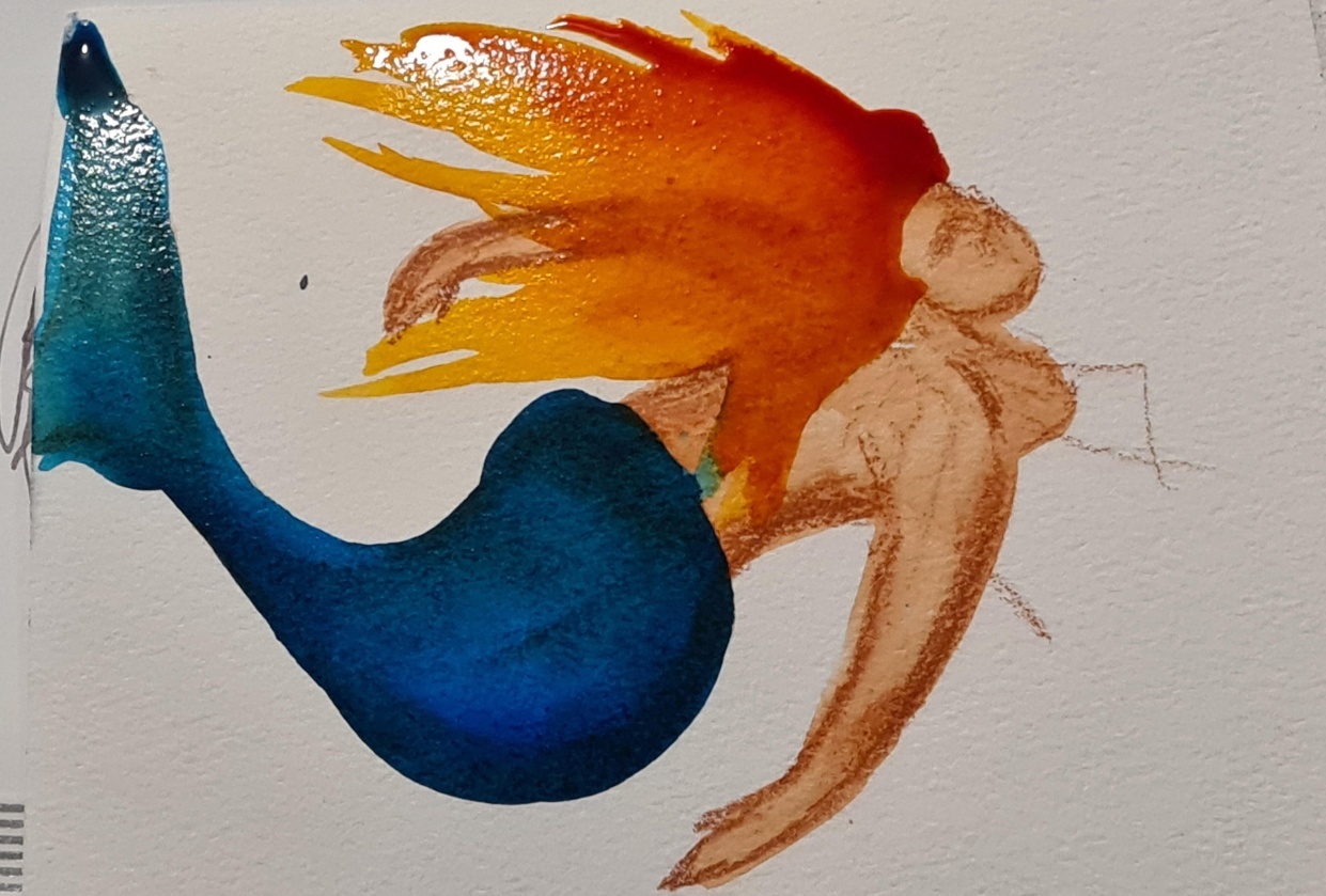 Mermaid composition - student project