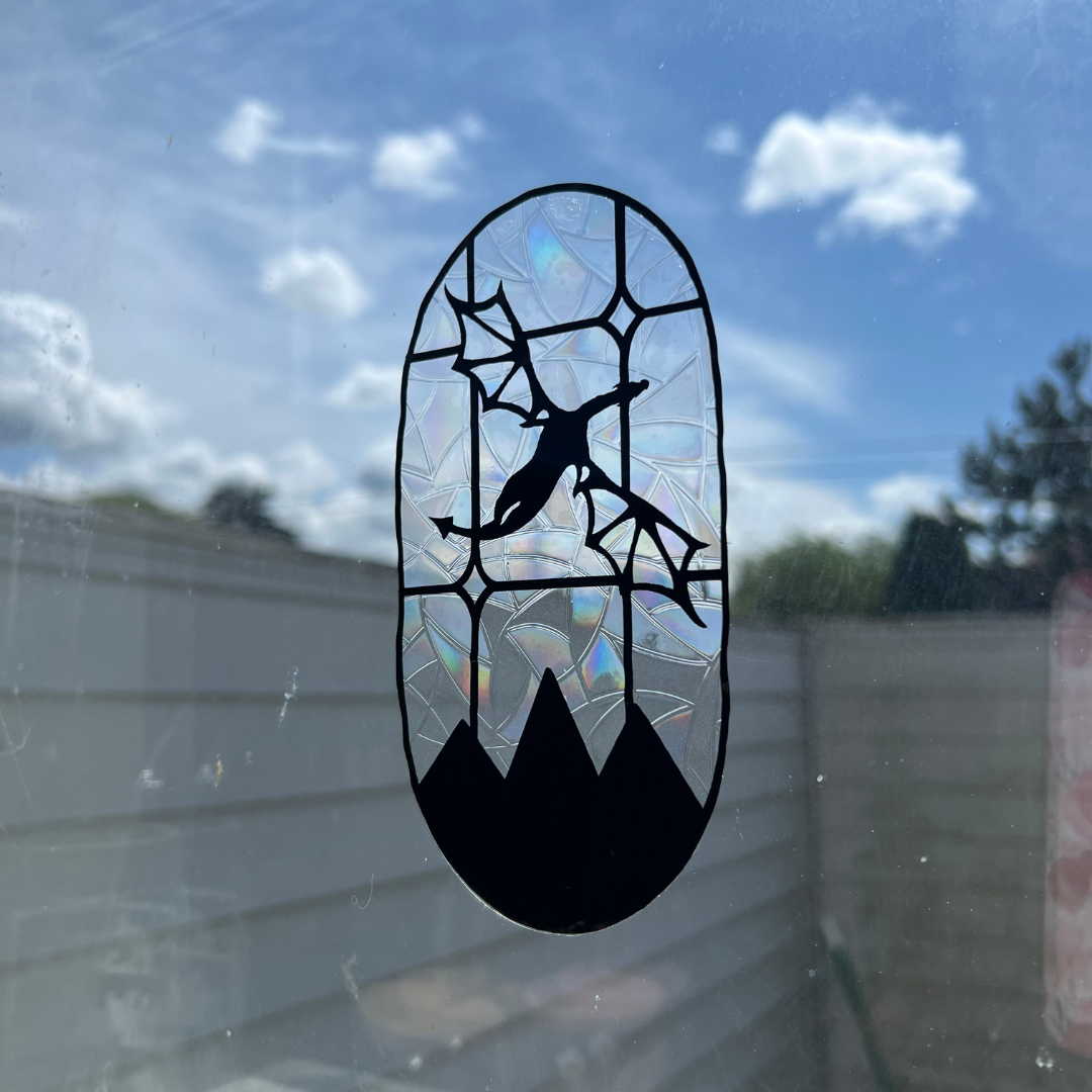 Dragon Window Cling - student project