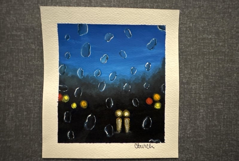 My Rainy Night Painting
