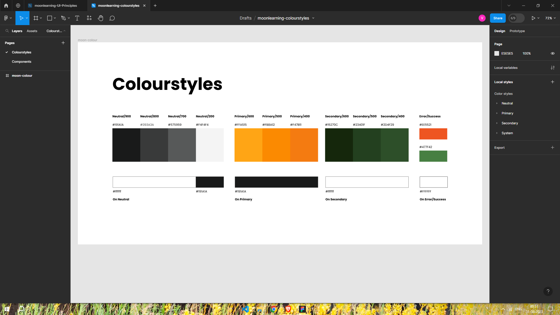 Colors - student project