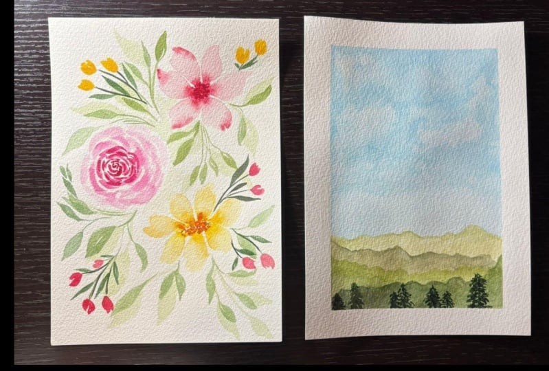 LOOSE FLOWERS+LANDSCAPE