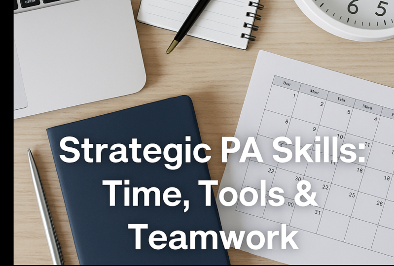 Strategic PA Skills: Time, Tools & Teamwork
