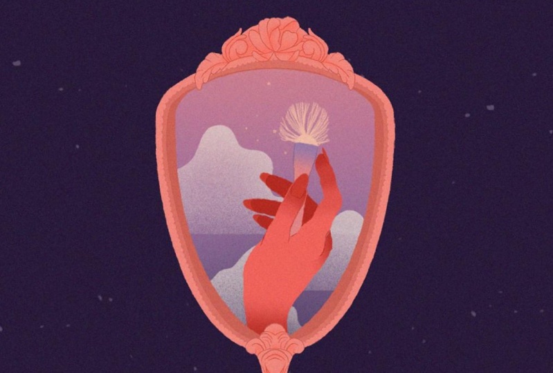 Illustration animée pour make-up artiste