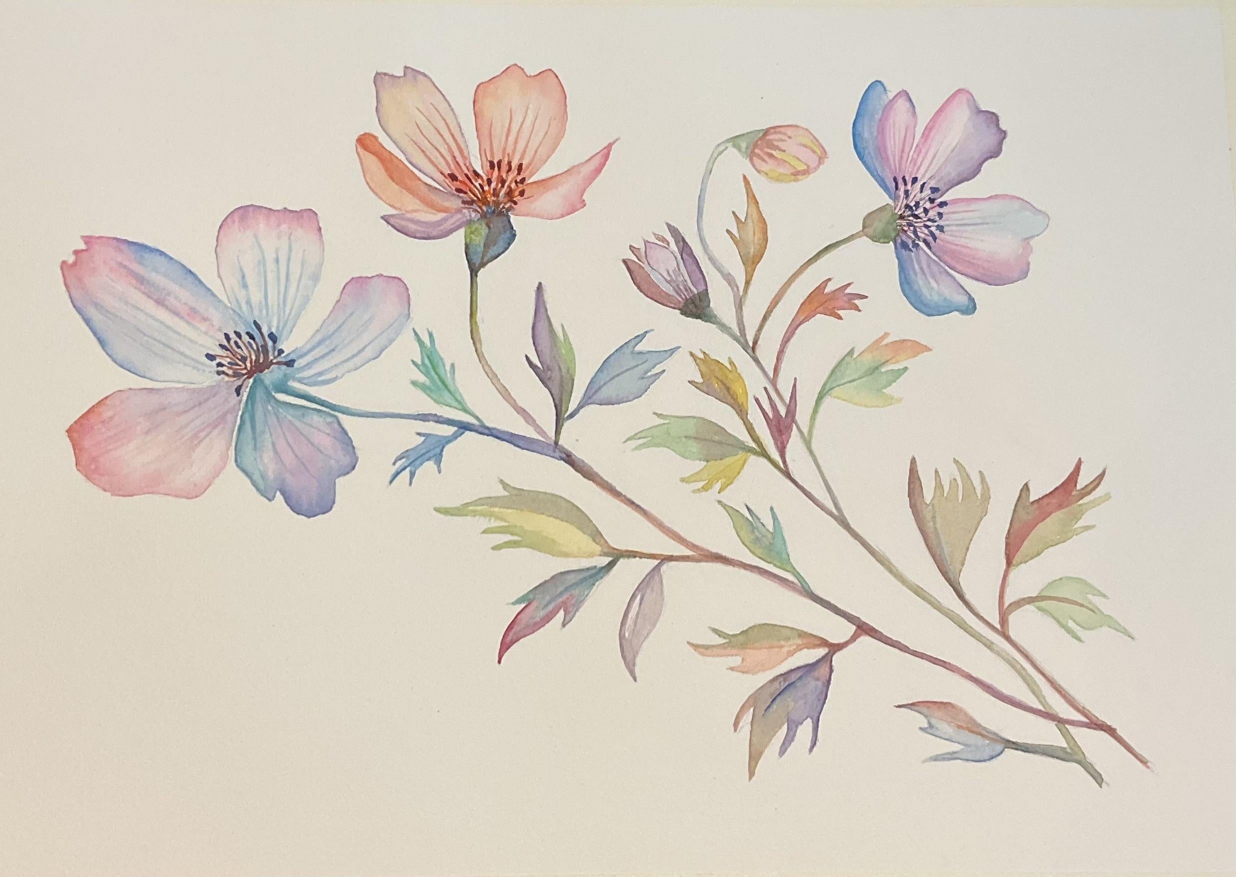 Abstract Florals - student project