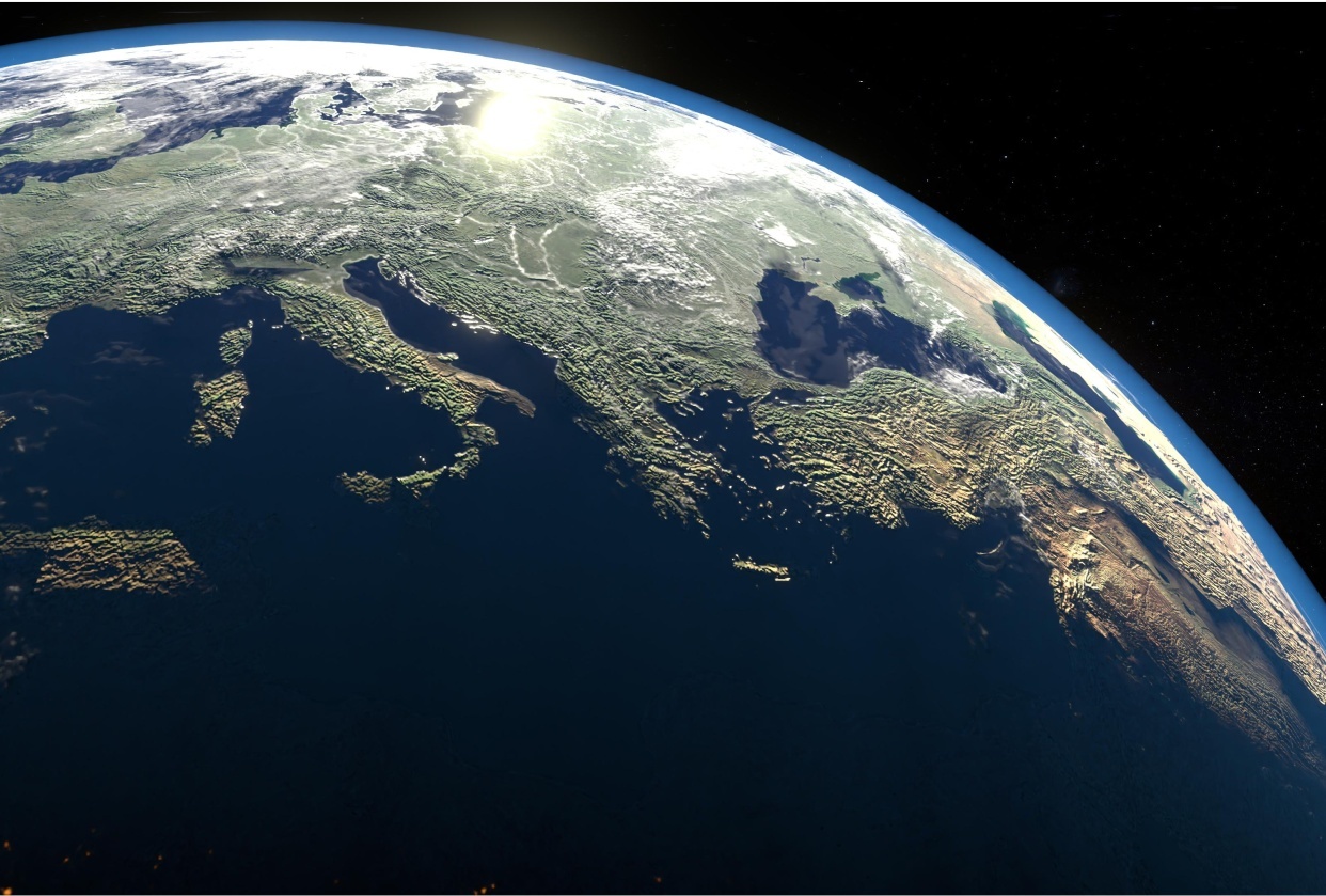 Realistic Earth - student project