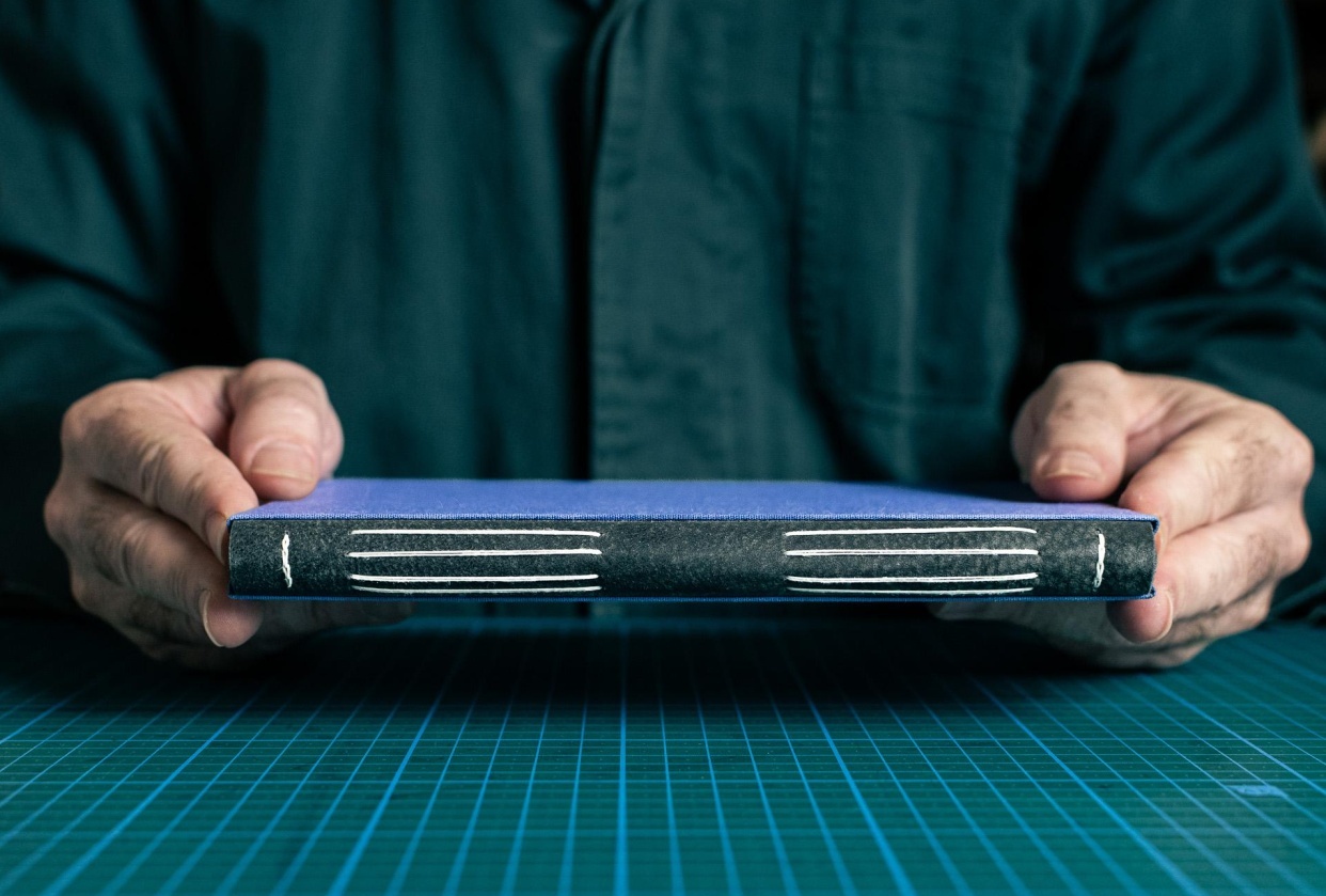 Binding a Sketchbook - student project