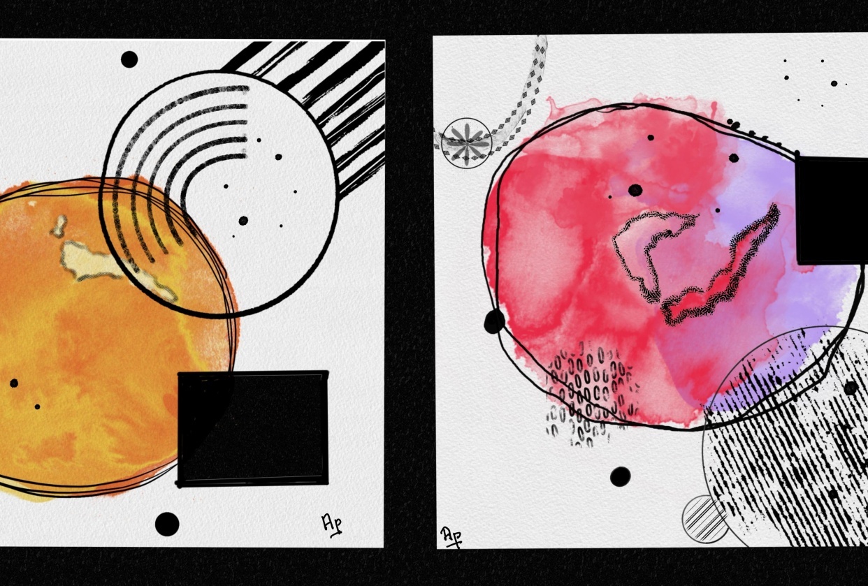 Part 4 abstract watercolourescape - student project