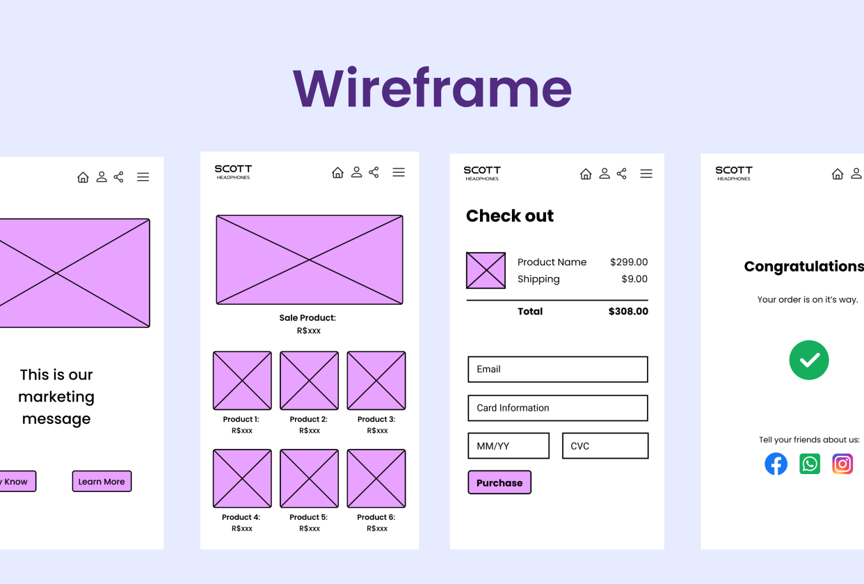 UX/UI Project - Mobile version