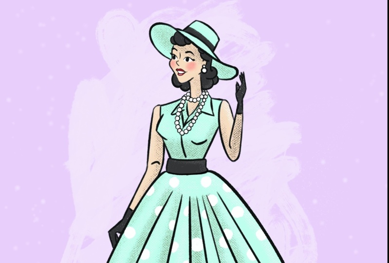 1950's Runway Model