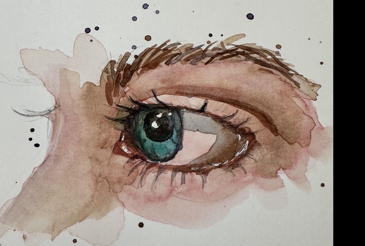 Watercolor Eye - student project