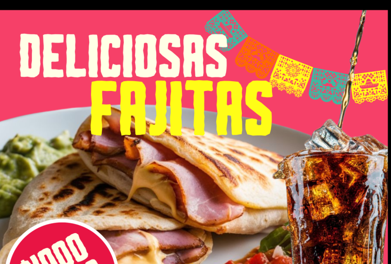 cartel evento de fajitas