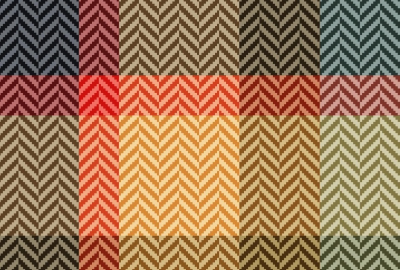 Plaid zig zag