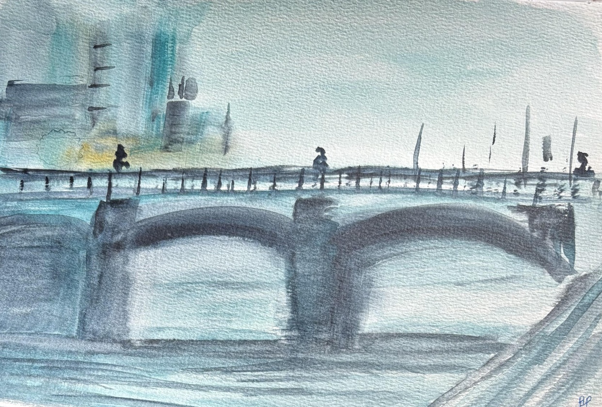 Bridge over water - student project