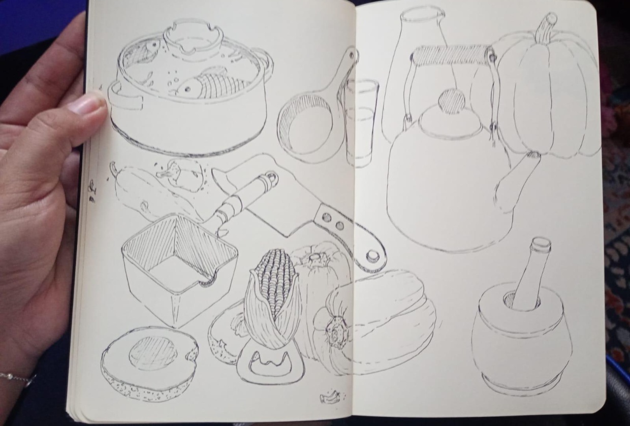 proceso de dibujo - student project