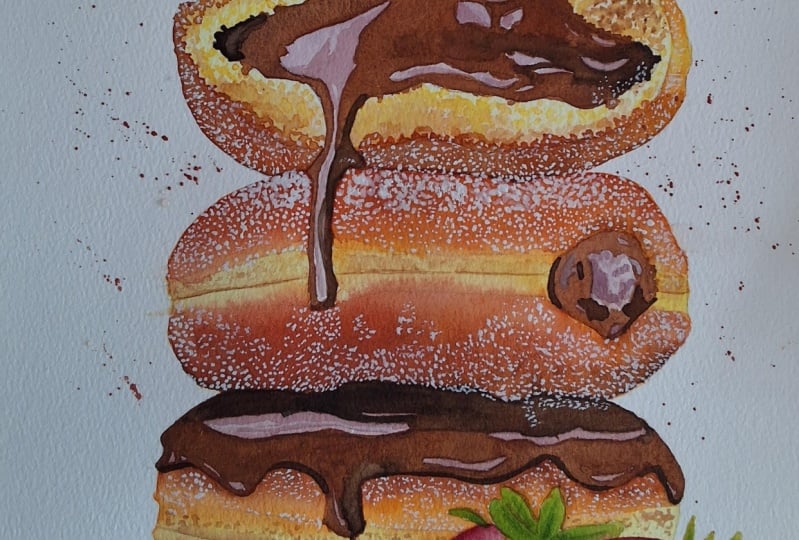 OOZY CHOCOLATE DONUTS
