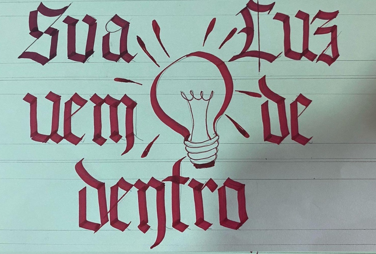 Projeto caligrafia - student project