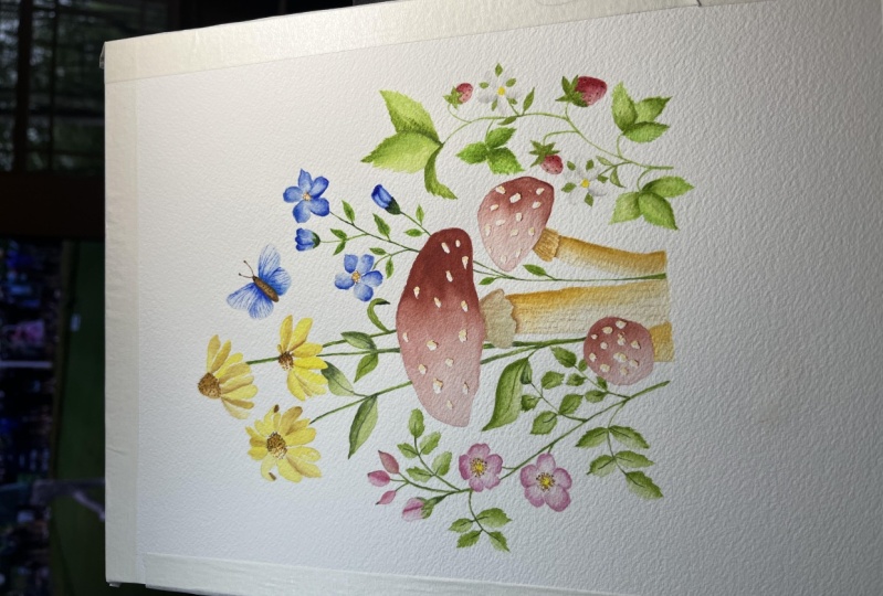 Whimsical Mushrooms