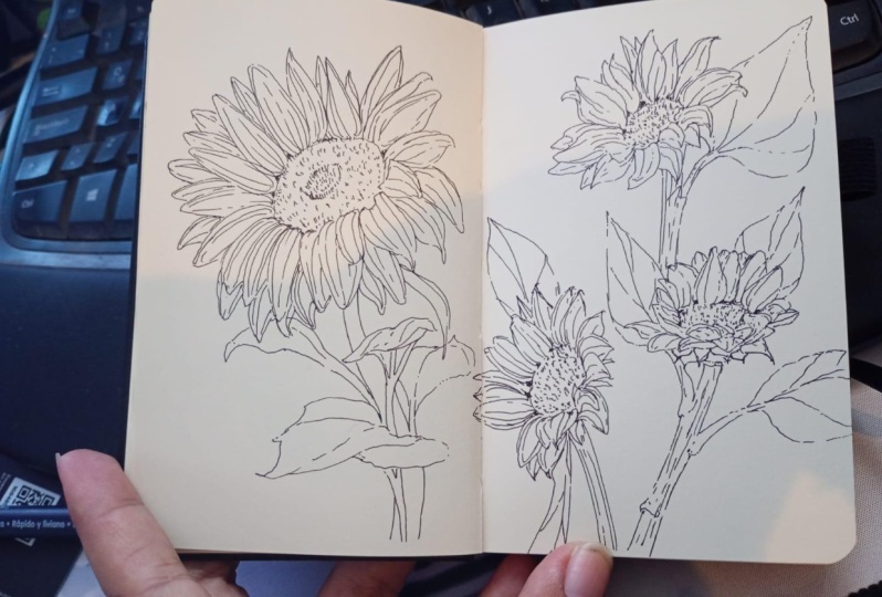 cuaderno bocetos