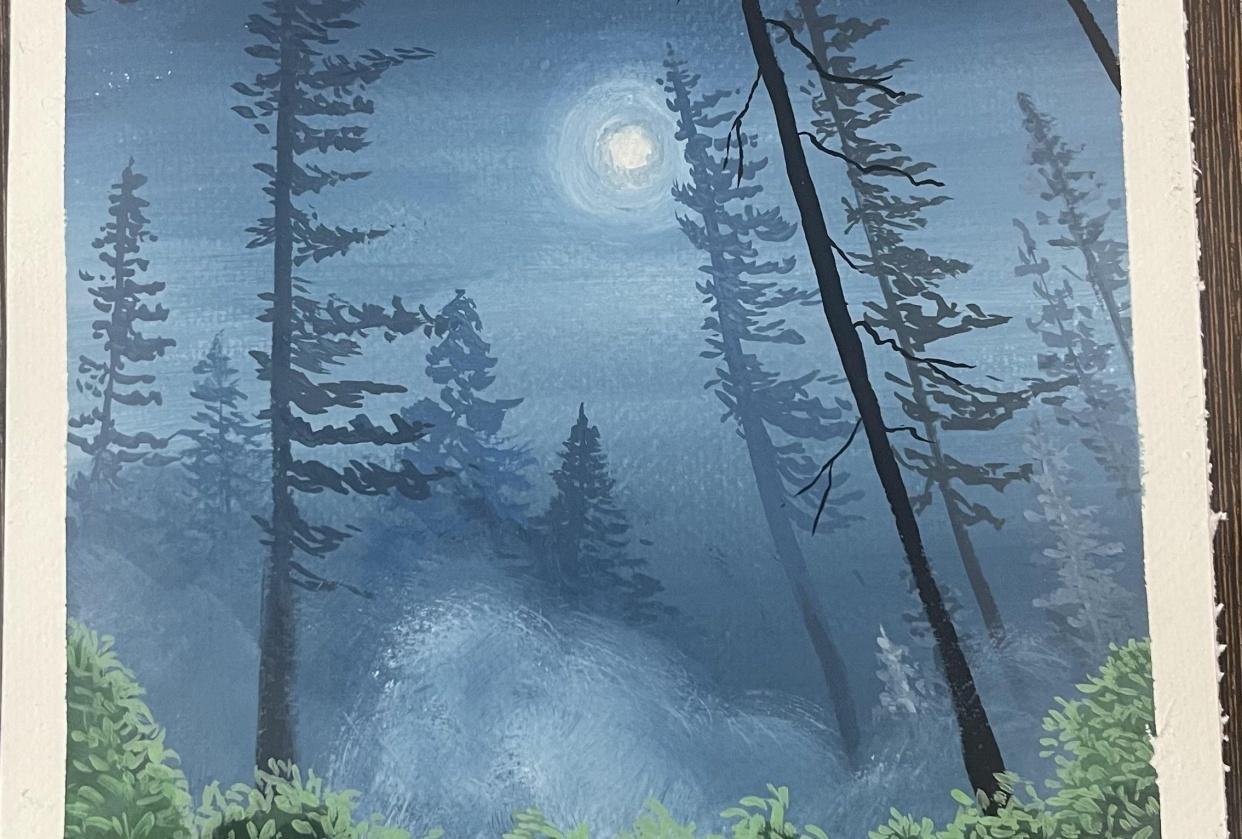 Foggy night - student project