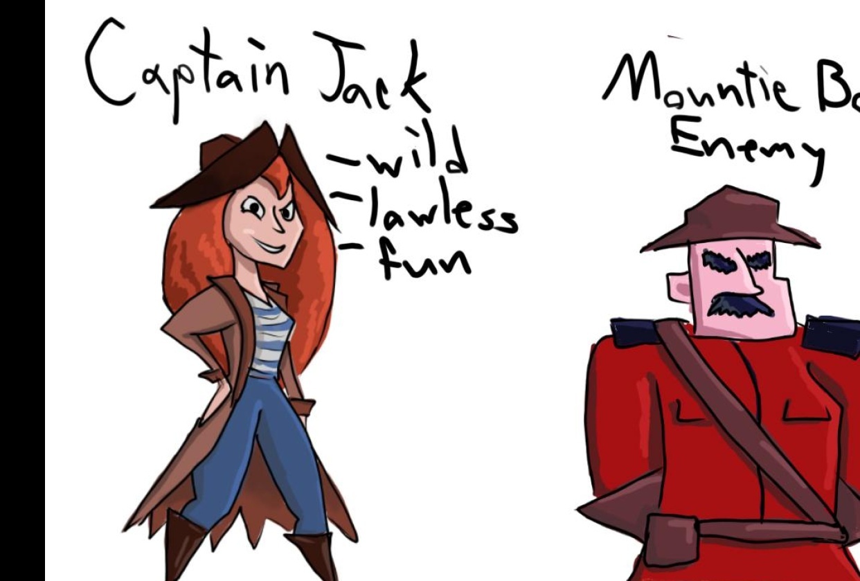 character walk cycle - student project