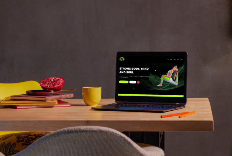Fitness Website Landing Page from Scratch