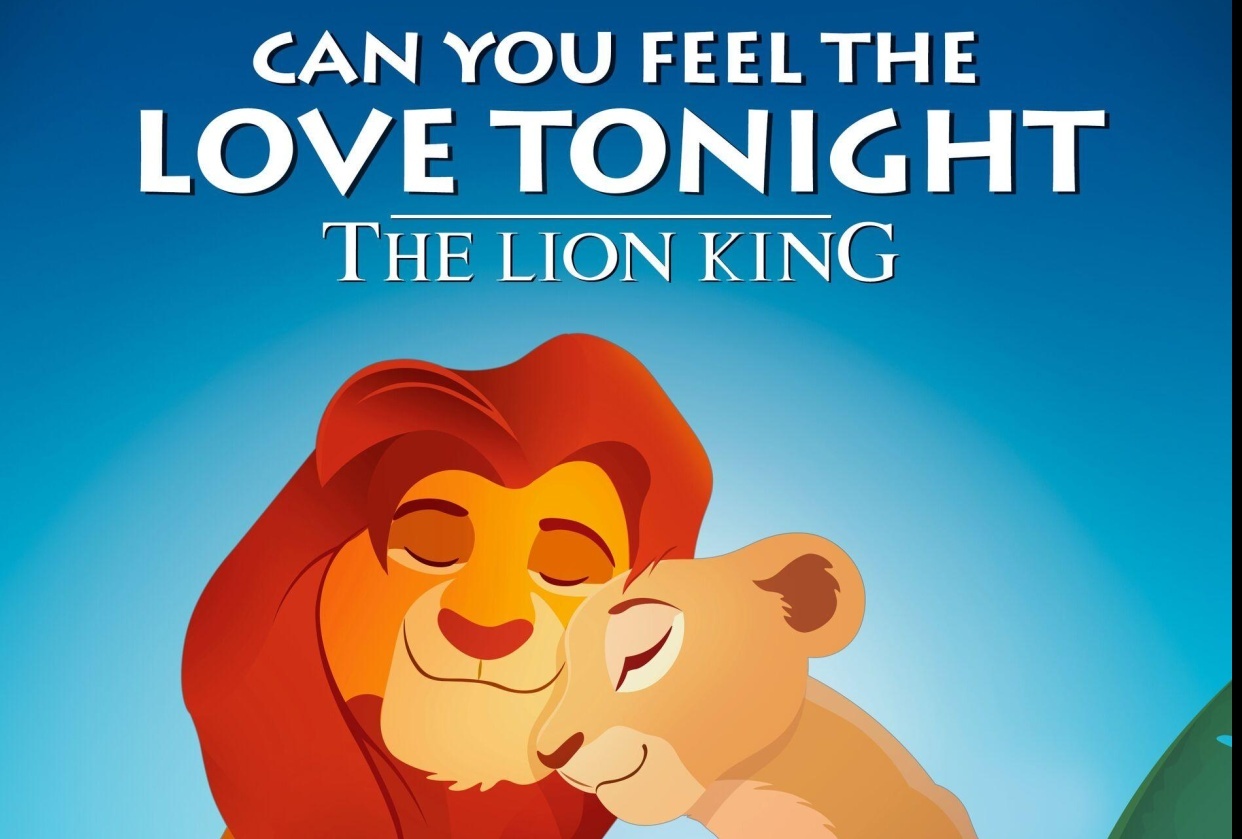Can You Feel the Love Tonight - student project