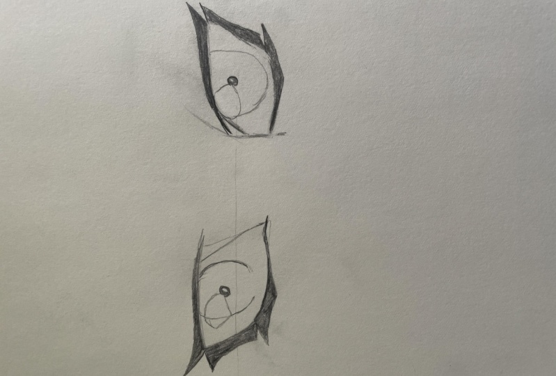 Comic style eyes