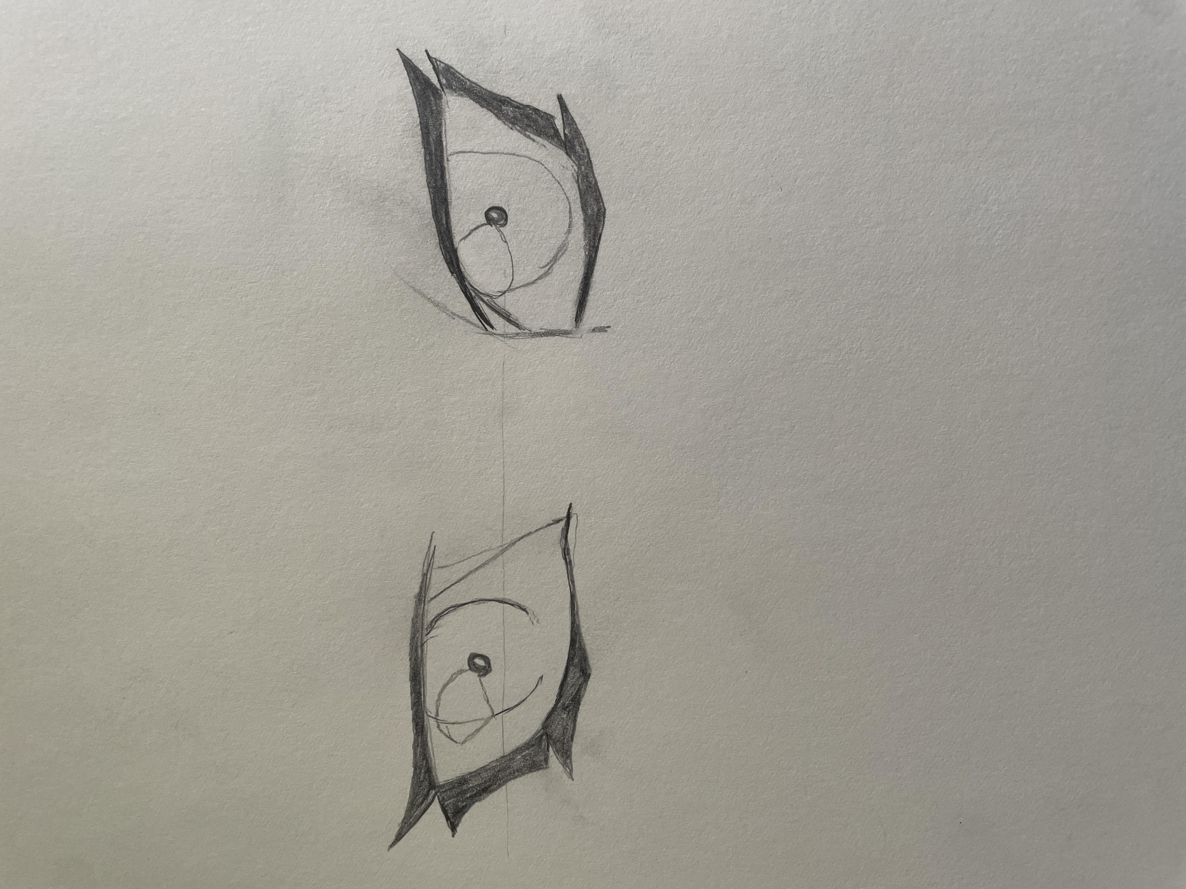 Comic style eyes - student project