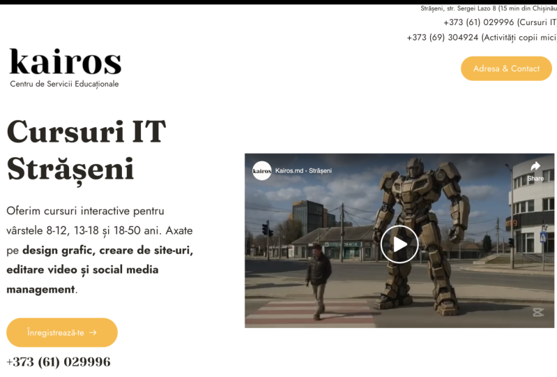 Cursuri IT Strășeni
