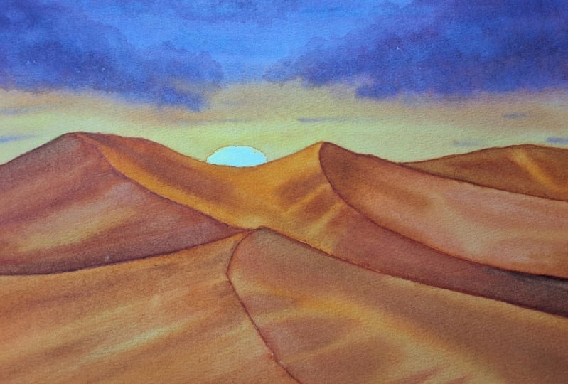 Desert sunset