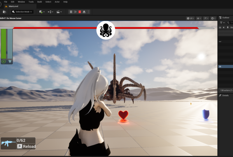 i wanted to make it like third person, this is my final result