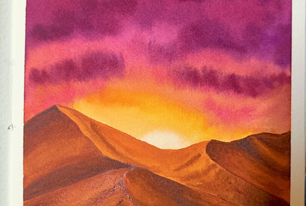 Class Project - Glowing Desert - student project