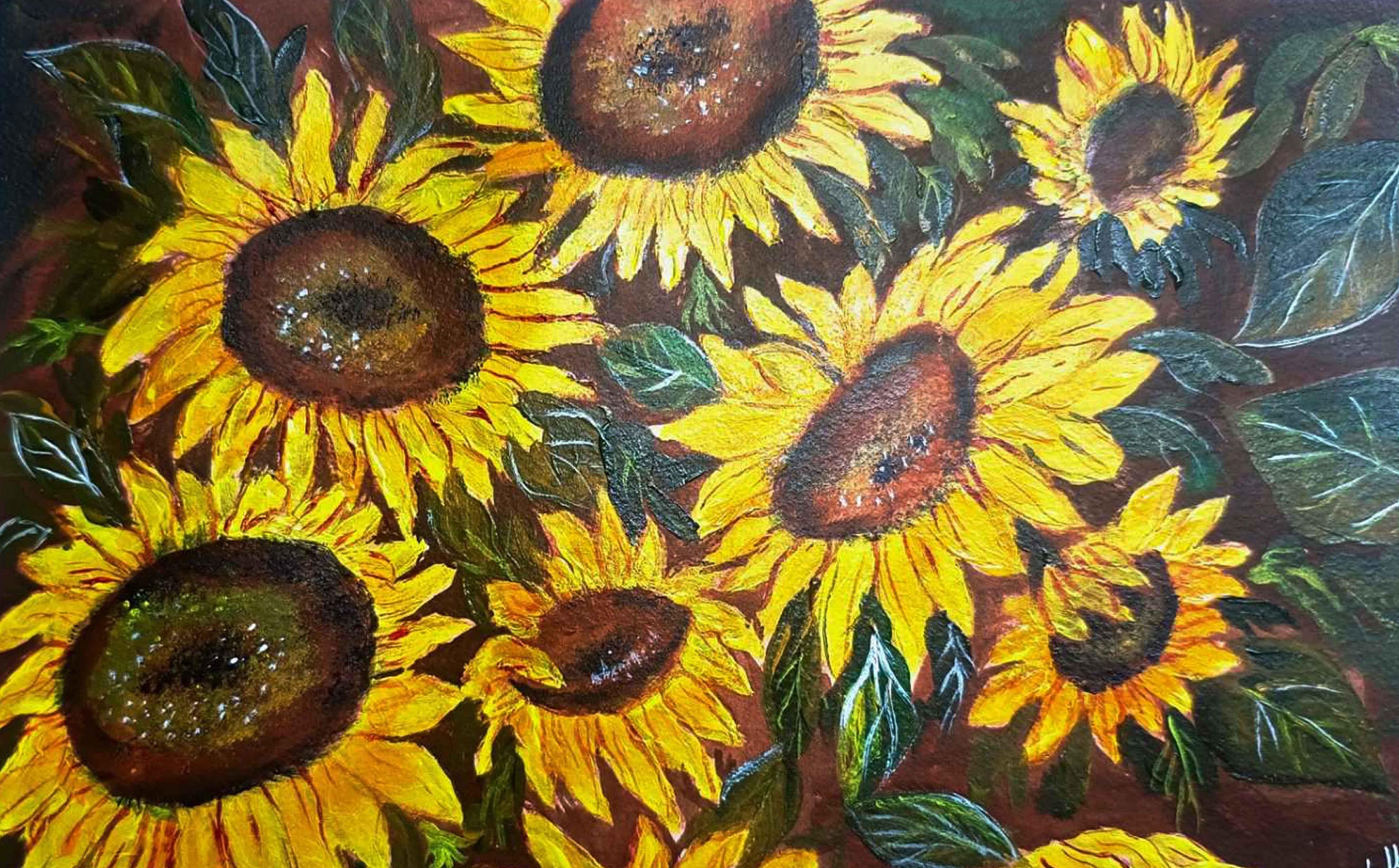 Sunflowers - student project