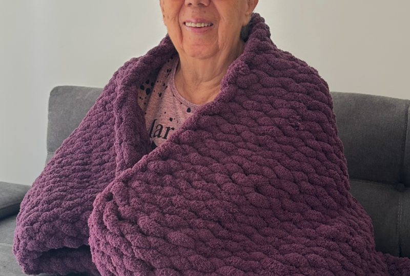 My first handmade blanket