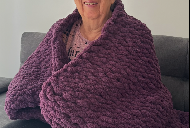 My first handmade blanket