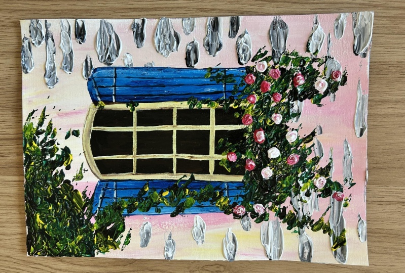 Flowers on Window