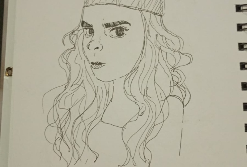 dibujo desde la cara real