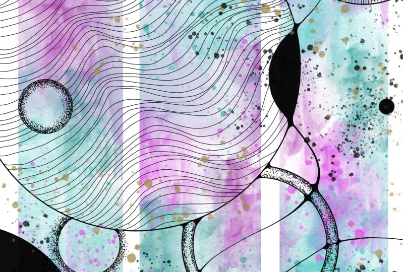 Abstract watercolor escape - part 5