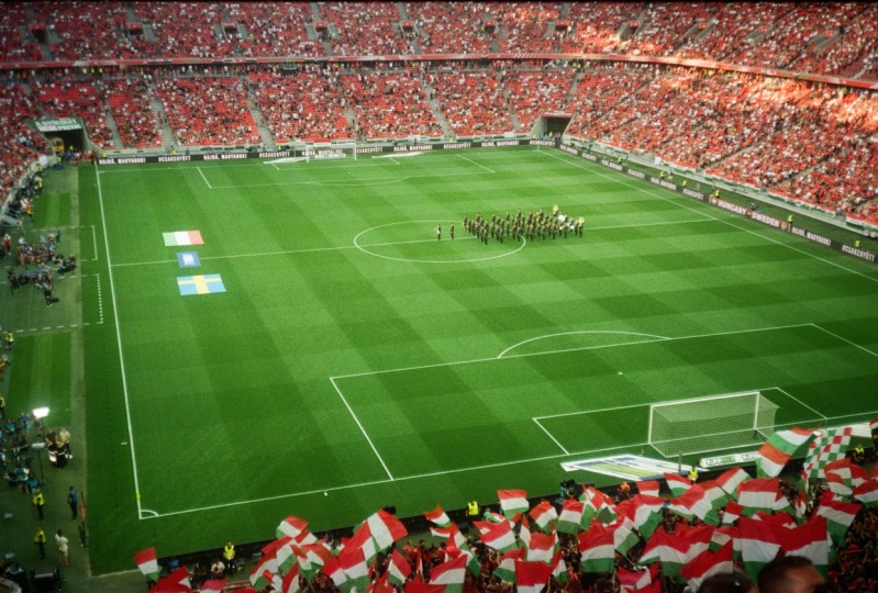 Puskas Stadium, Budapest Hungary / on 35mm Fujifilm 400