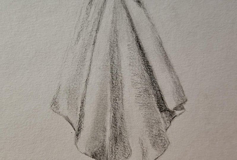 Folds with graphite