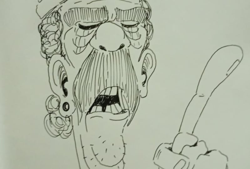 humano caricaturizado