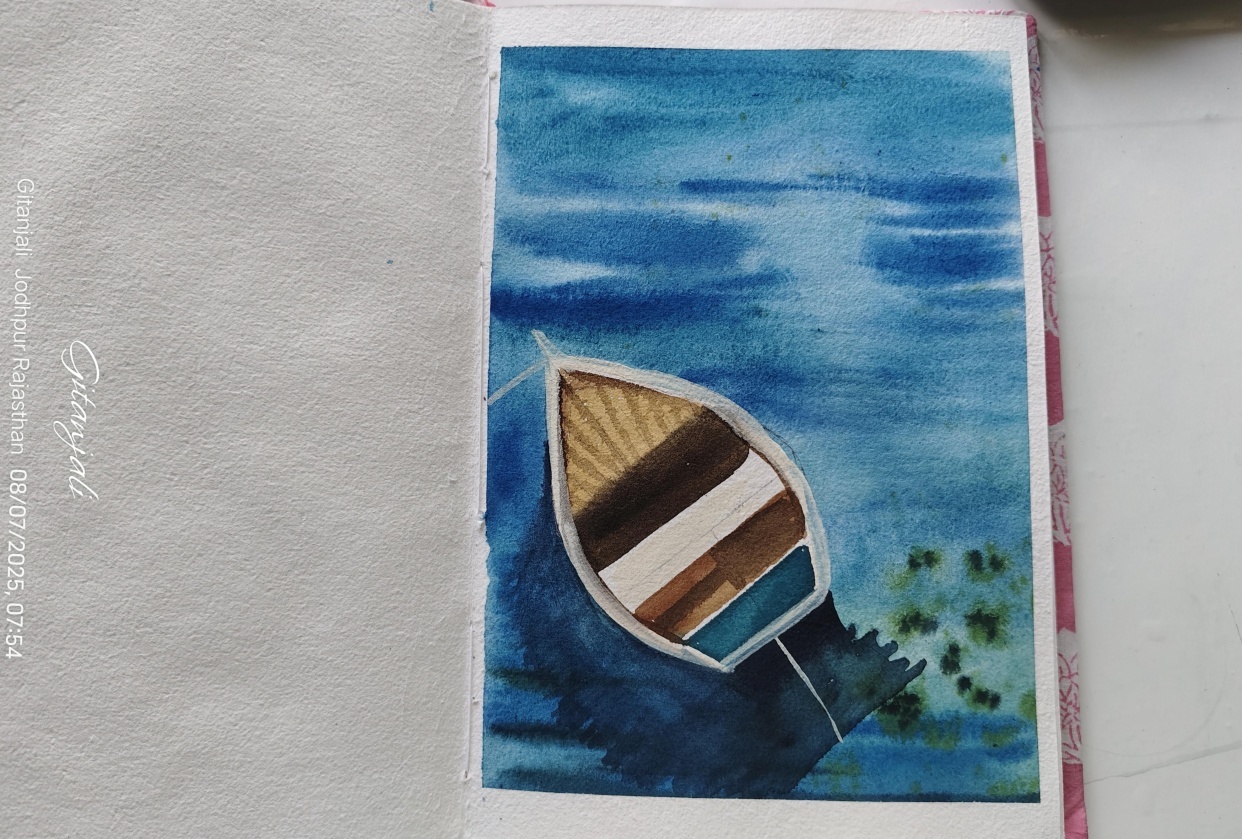 Boats and reflection - student project