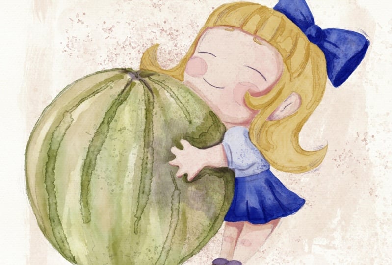 Watercolor painting practice