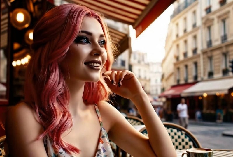 A Smile in Scarlet