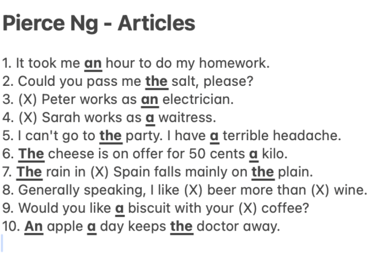 Articles