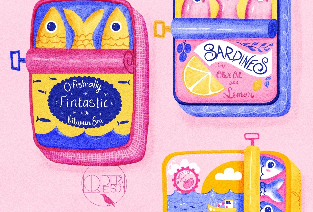 Quite addictive these sardine tins… - student project