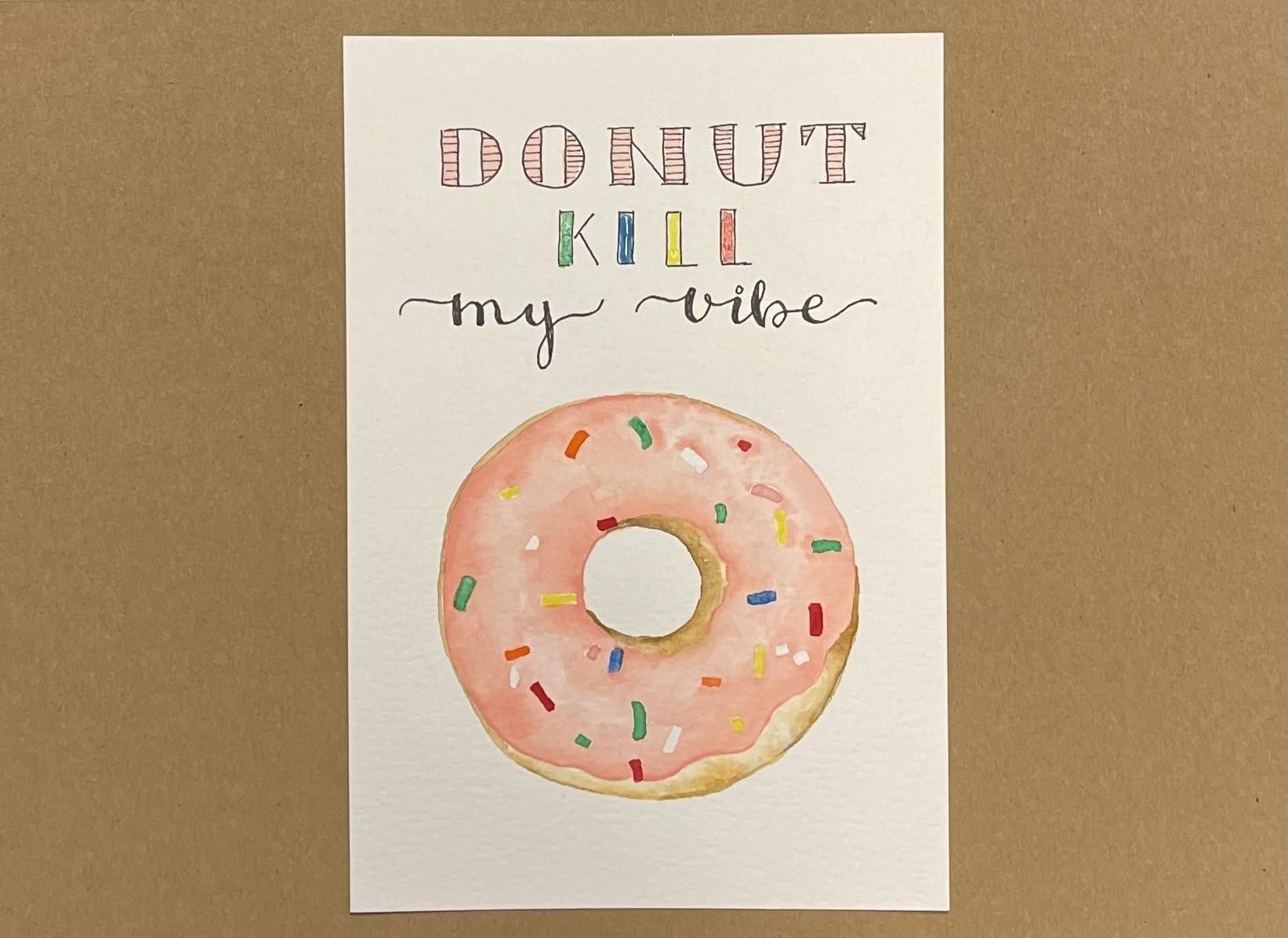Donut kill my vibe - student project