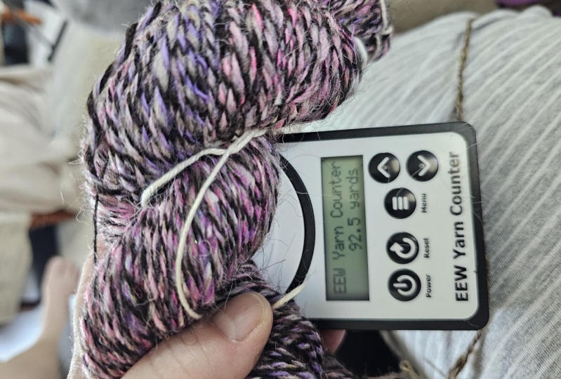 First finished yarn - wool roving