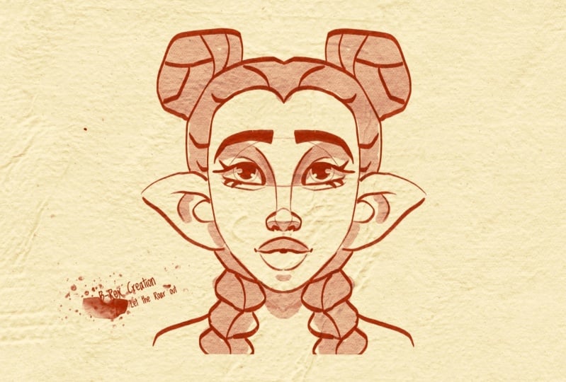 Drawing simmetry faces