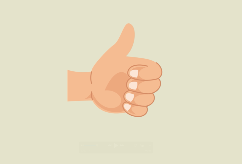 Thumbs up for Kurt